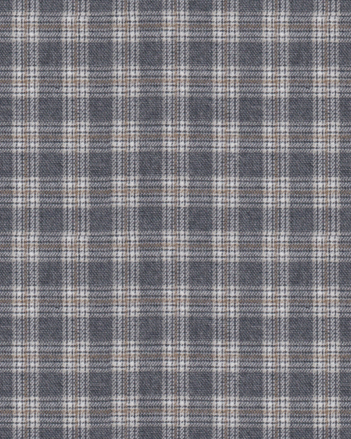 Flannel shirt long sleeve with check pattern gray (3066-C)