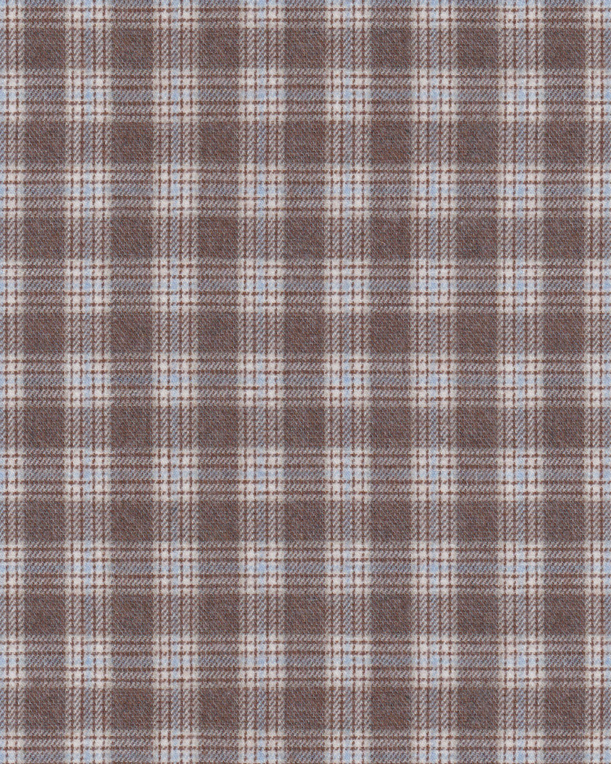 Flanellhemd Langarm mit Karomuster in Braun (3067-C)