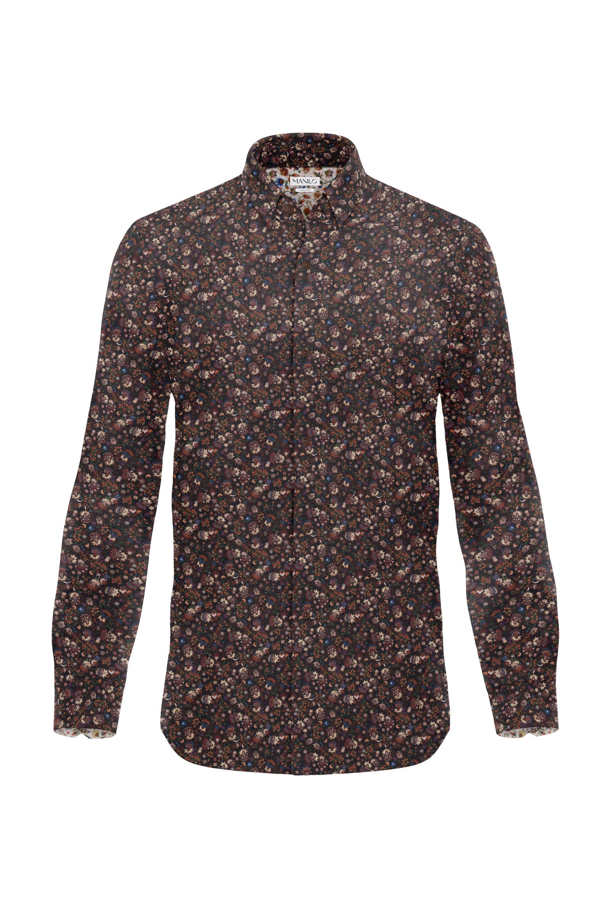 Casual shirt with floral print (Art. 2302-C)