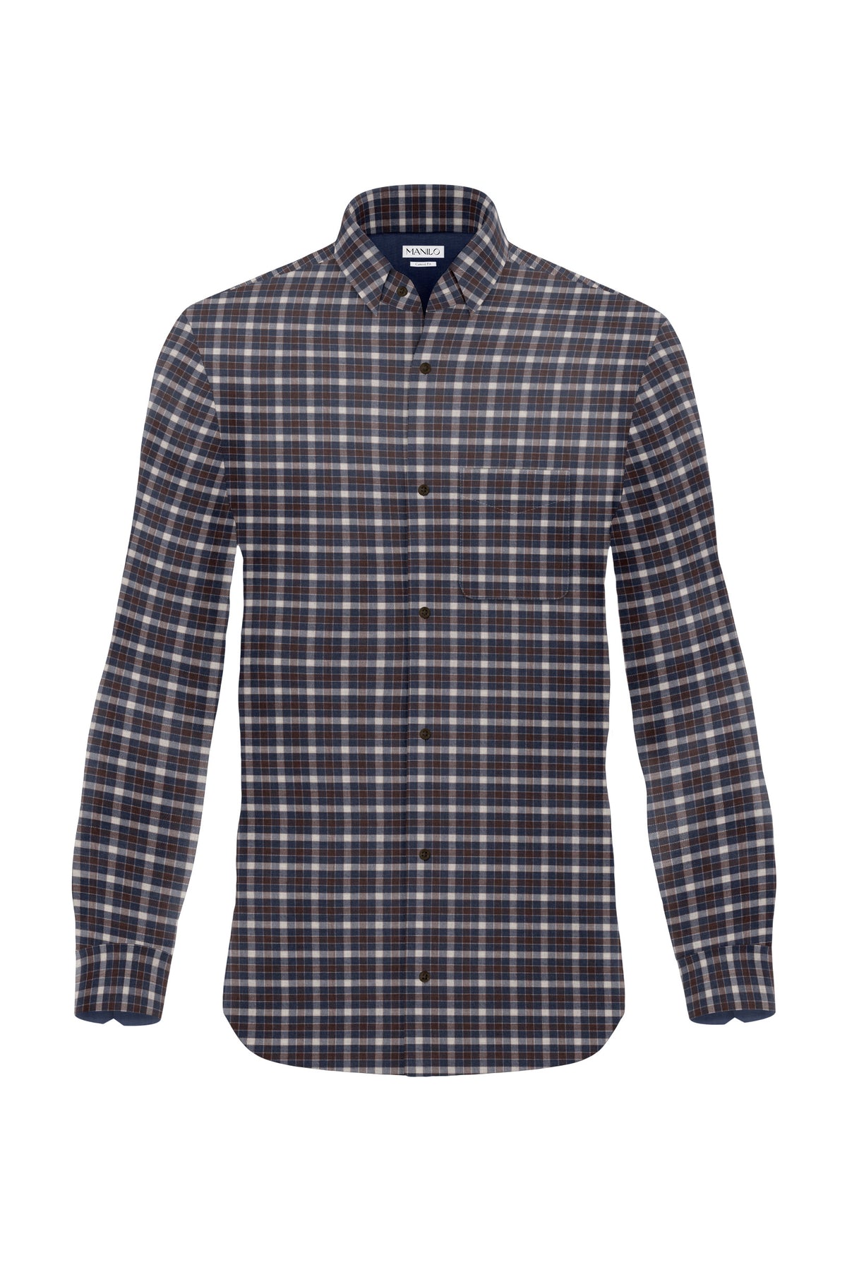 Flannel shirt with check pattern (Art. 2365-C)