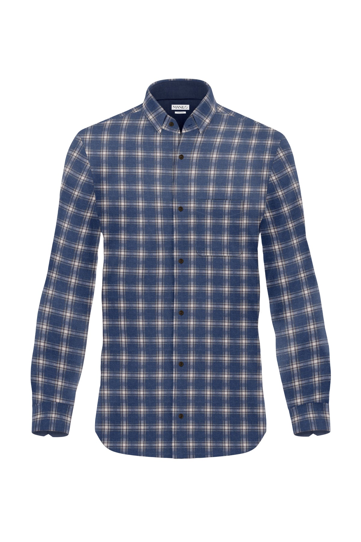 Flannel shirt with check pattern (Art. 2369-C)