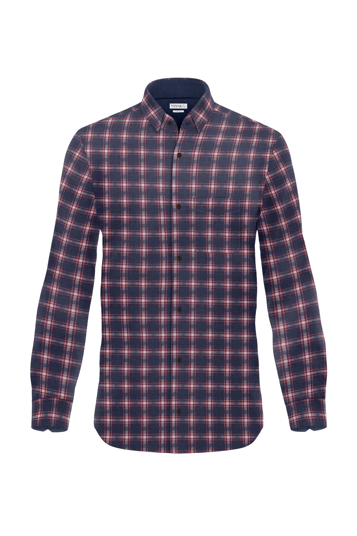 Flannel shirt with check pattern (Art. 2370-C)