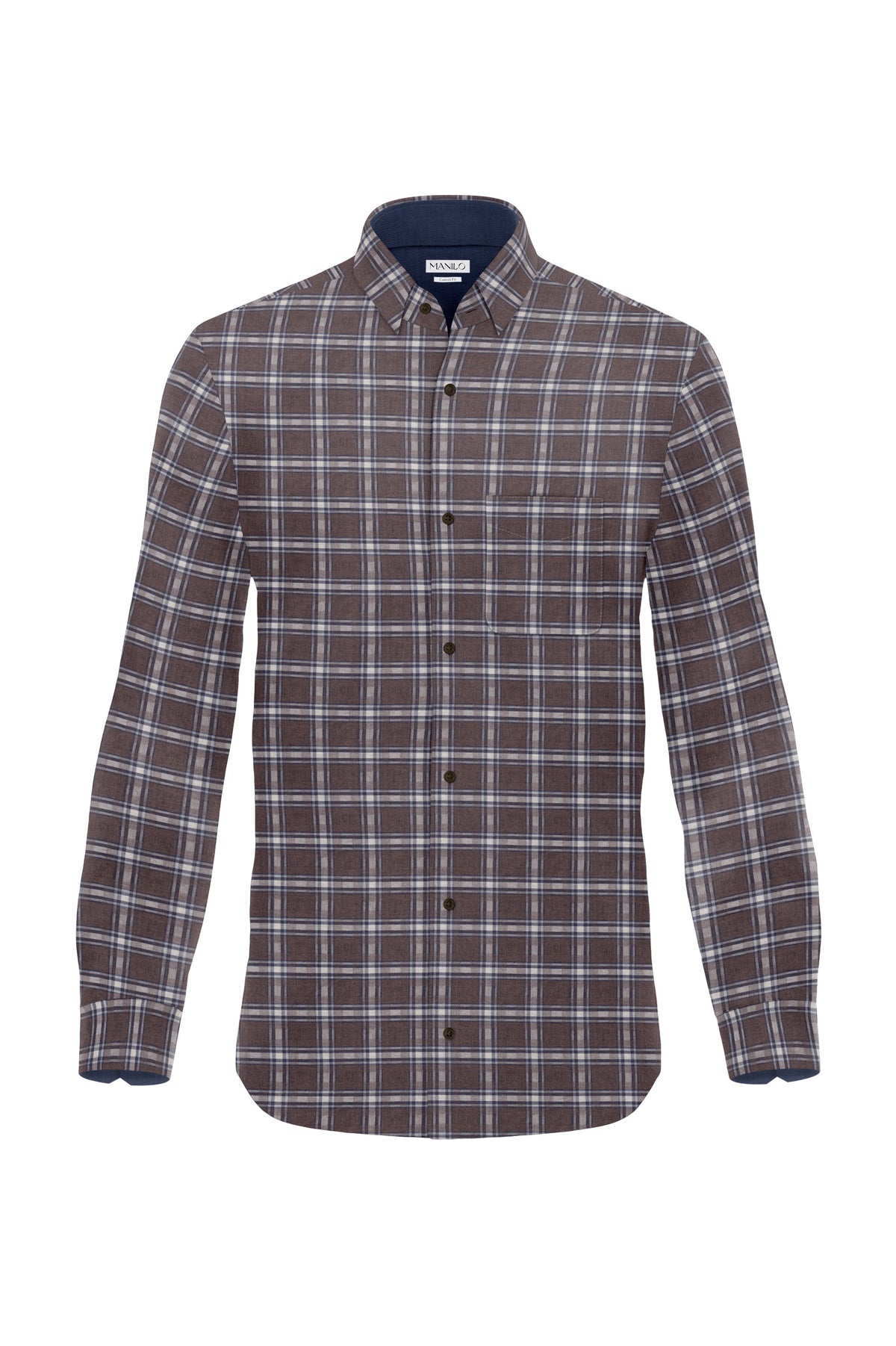 Flannel shirt with check pattern (Art. 2371-C)