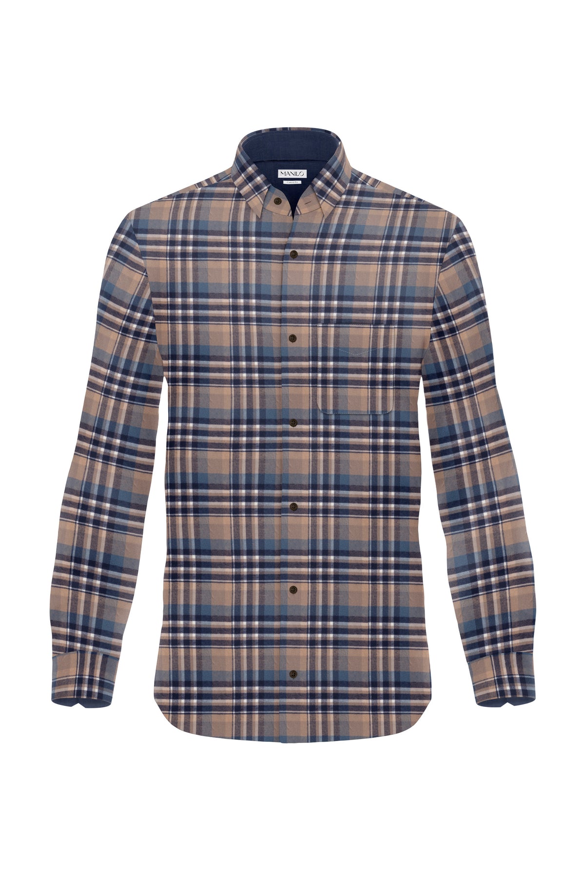 Flannel shirt with check pattern (Art. 2374-C)