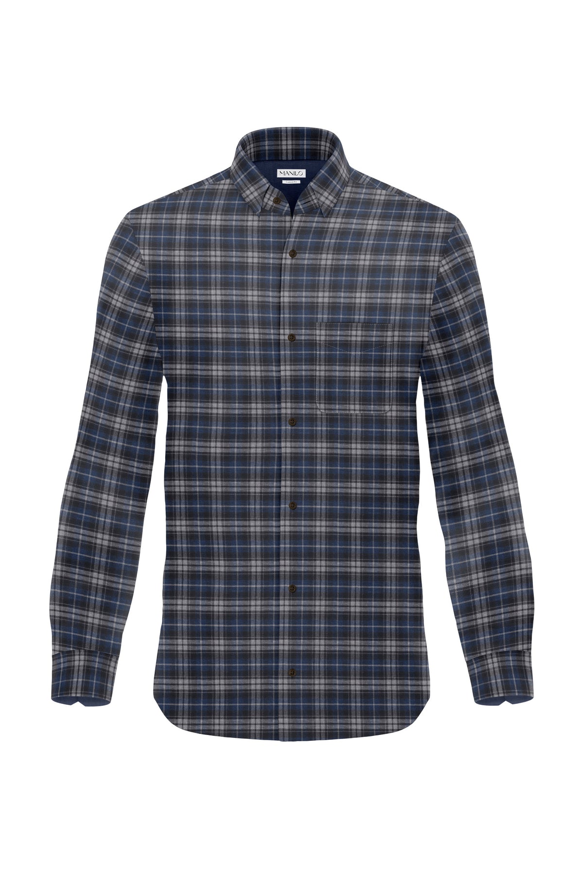 Flannel shirt with check pattern (Art. 2376-C)