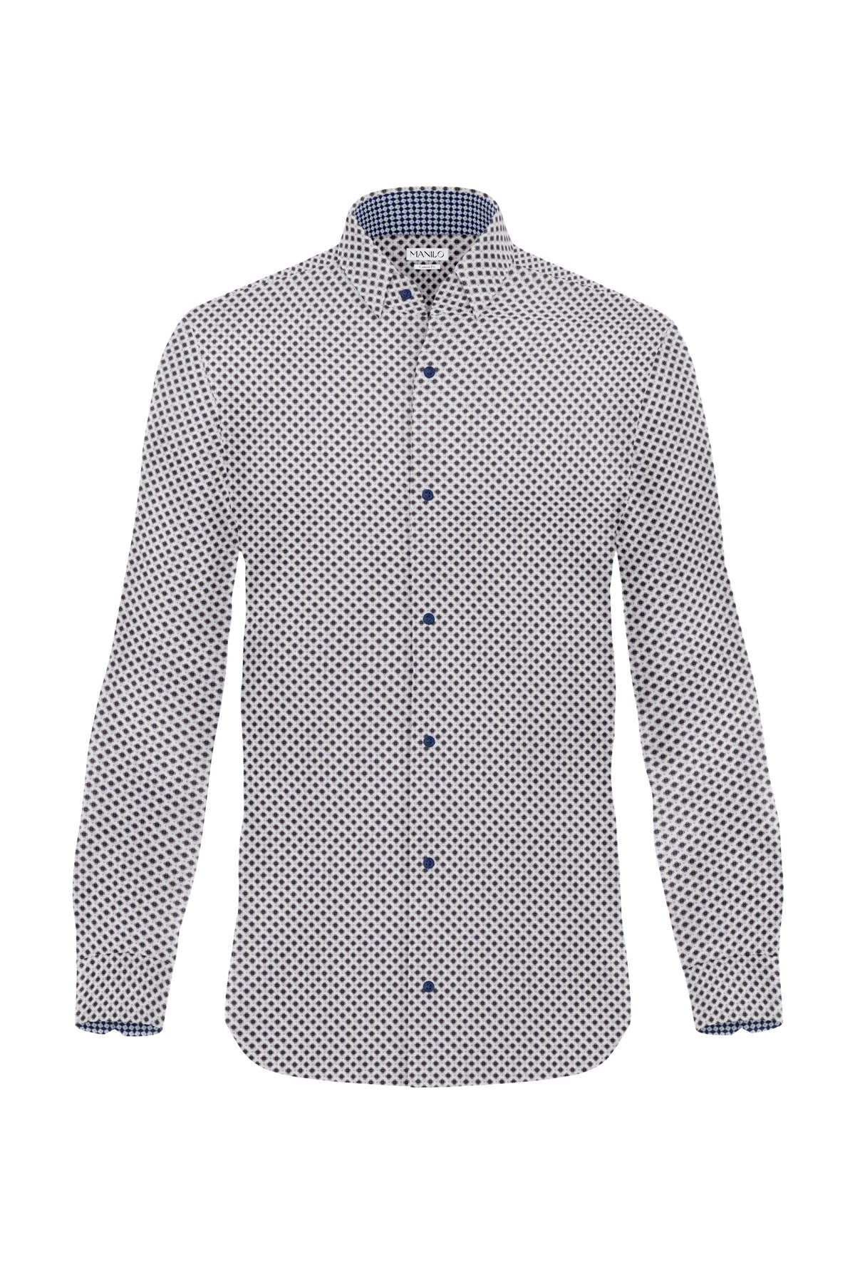 Casual shirt with minimal print (Art. 2417-C)