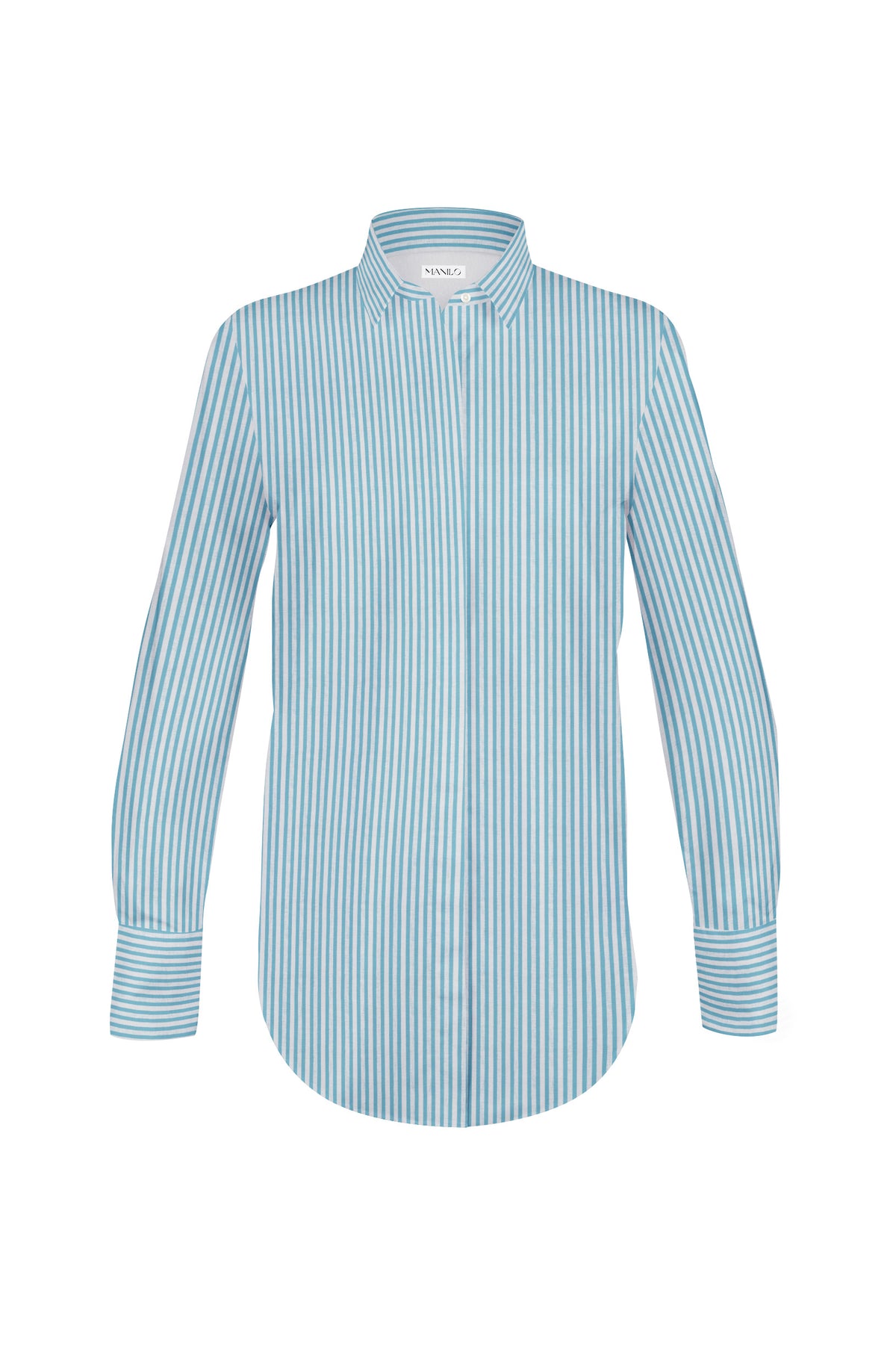 Longbluse CHLOÉ Blau gestreift (Art. 2184D-C)