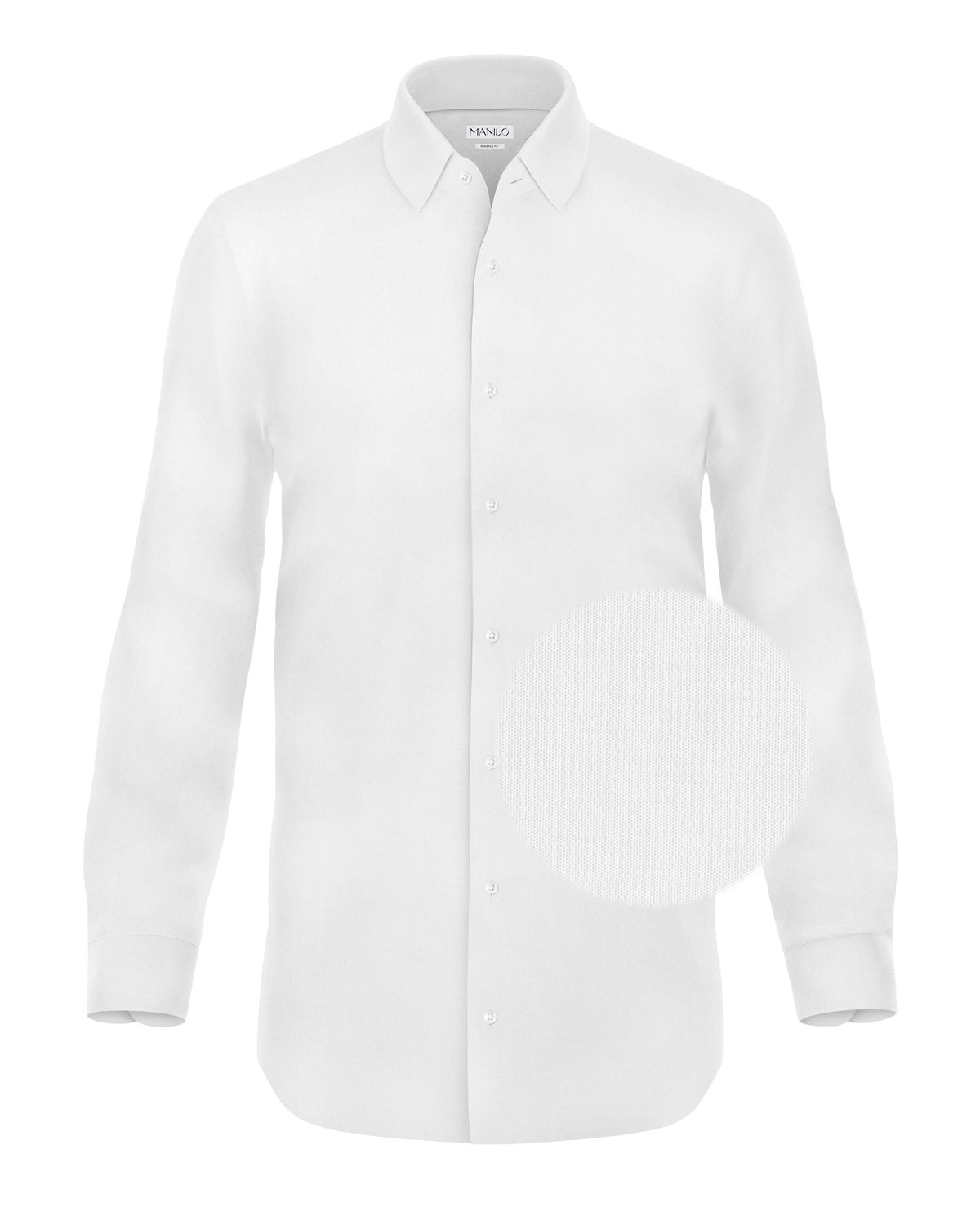 Bügelfreies Businesshemd Off-White (Art. 1005)