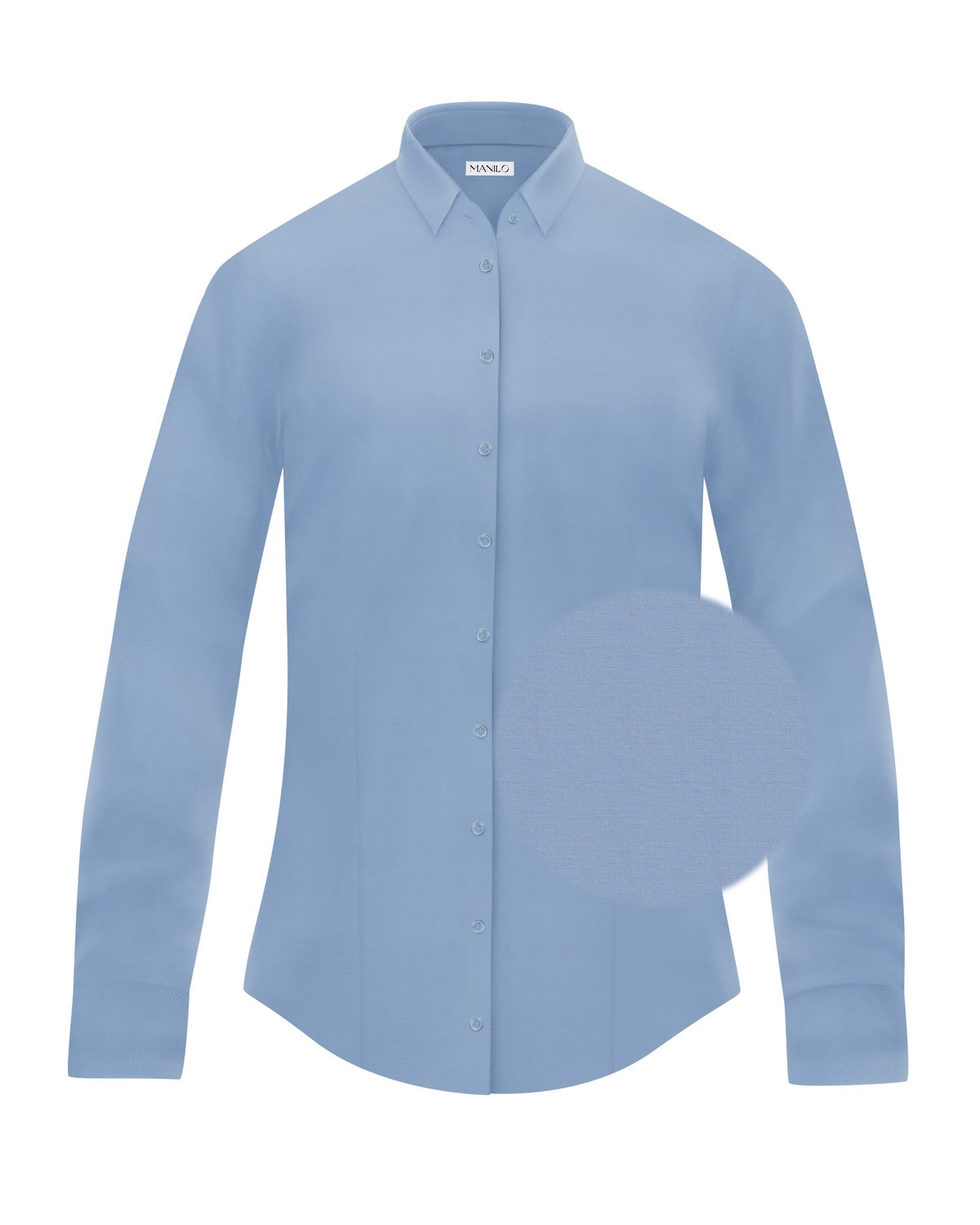 Stretch-Bluse SOPHIE in Blau (Art. 1006D-S)