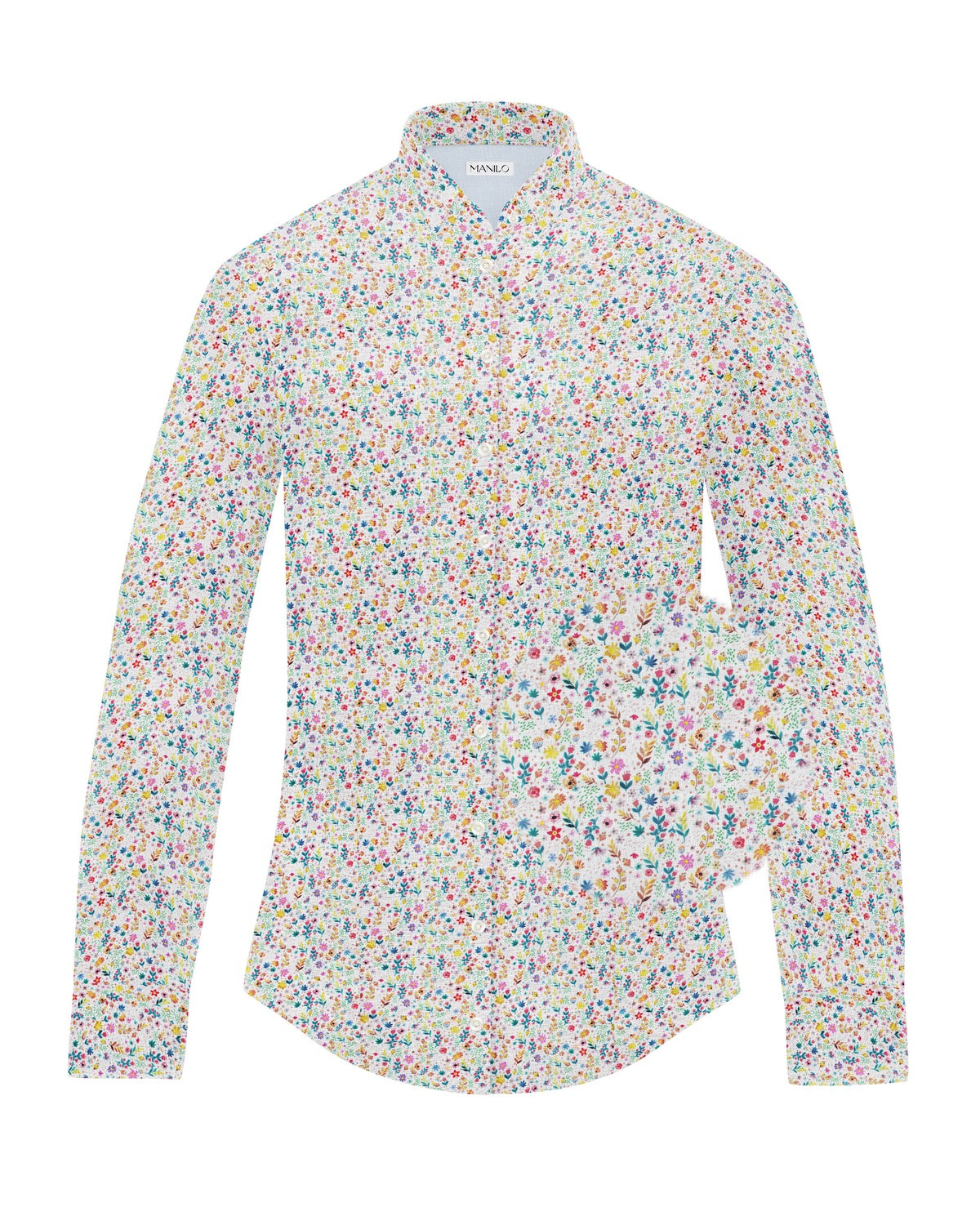 Stretch blouse SOPHIE with floral print (Art. 2127D-S)