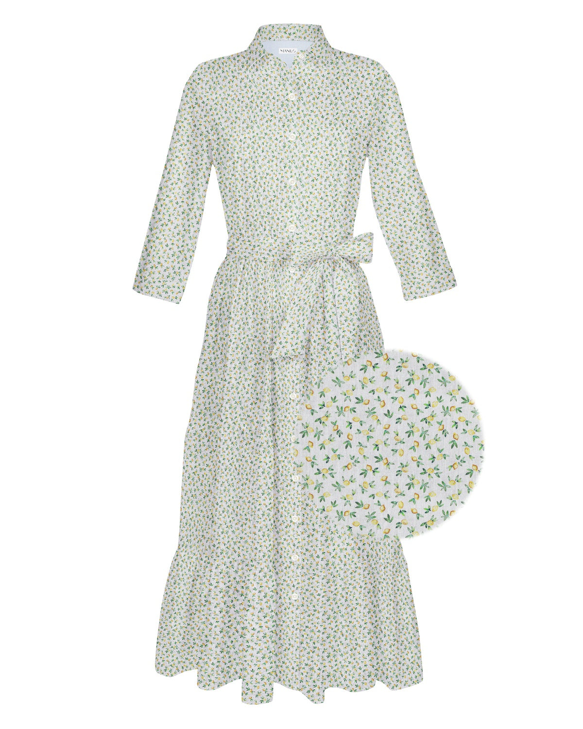 JADE summer dress with lemon print (Art. 2136D-J)