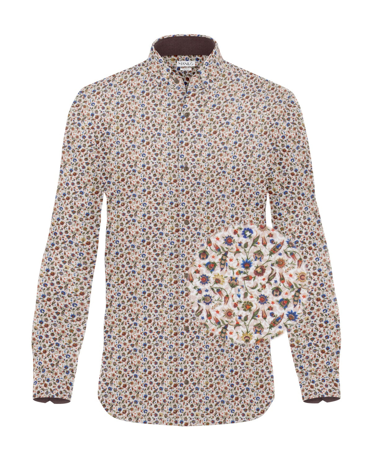 Freizeithemd mit Blumenprint (Art. 2304-C)