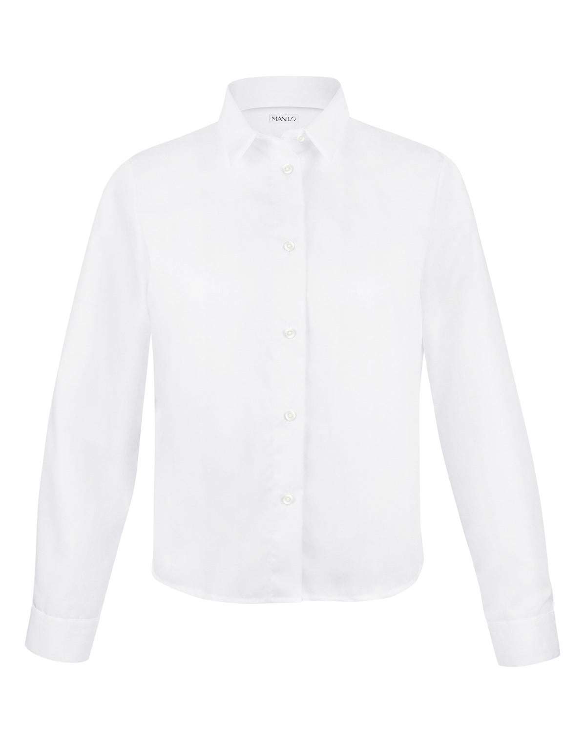 Boxy blouse GABRIELLE in white (1001D-G)