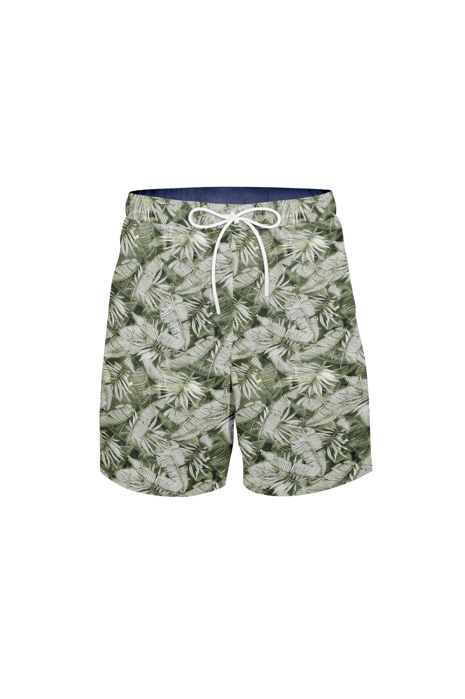 Hawaiian shorts with floral print in blue (Art. 2622-SH)