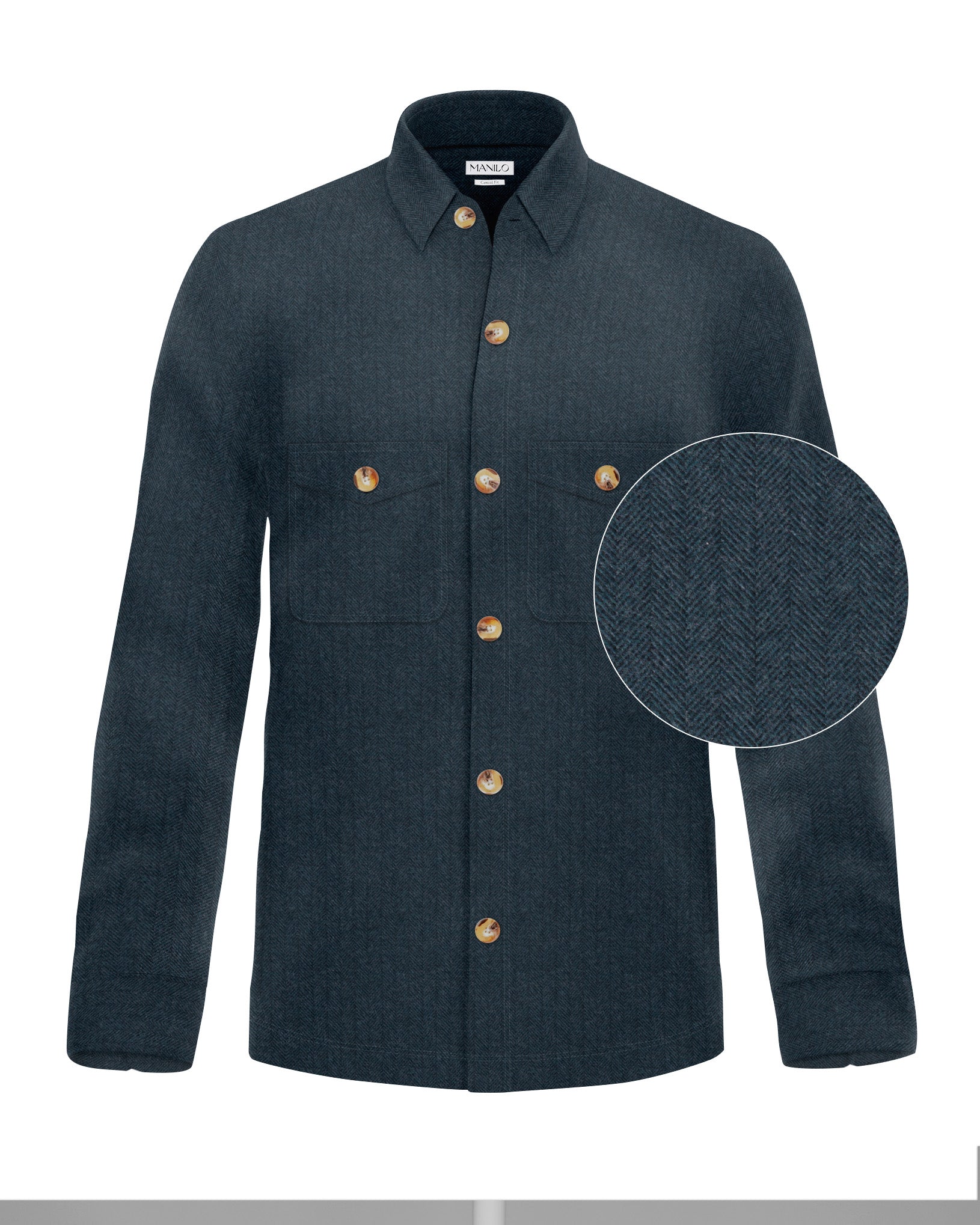 Overshirt in Grün (Art. 2759-OS)