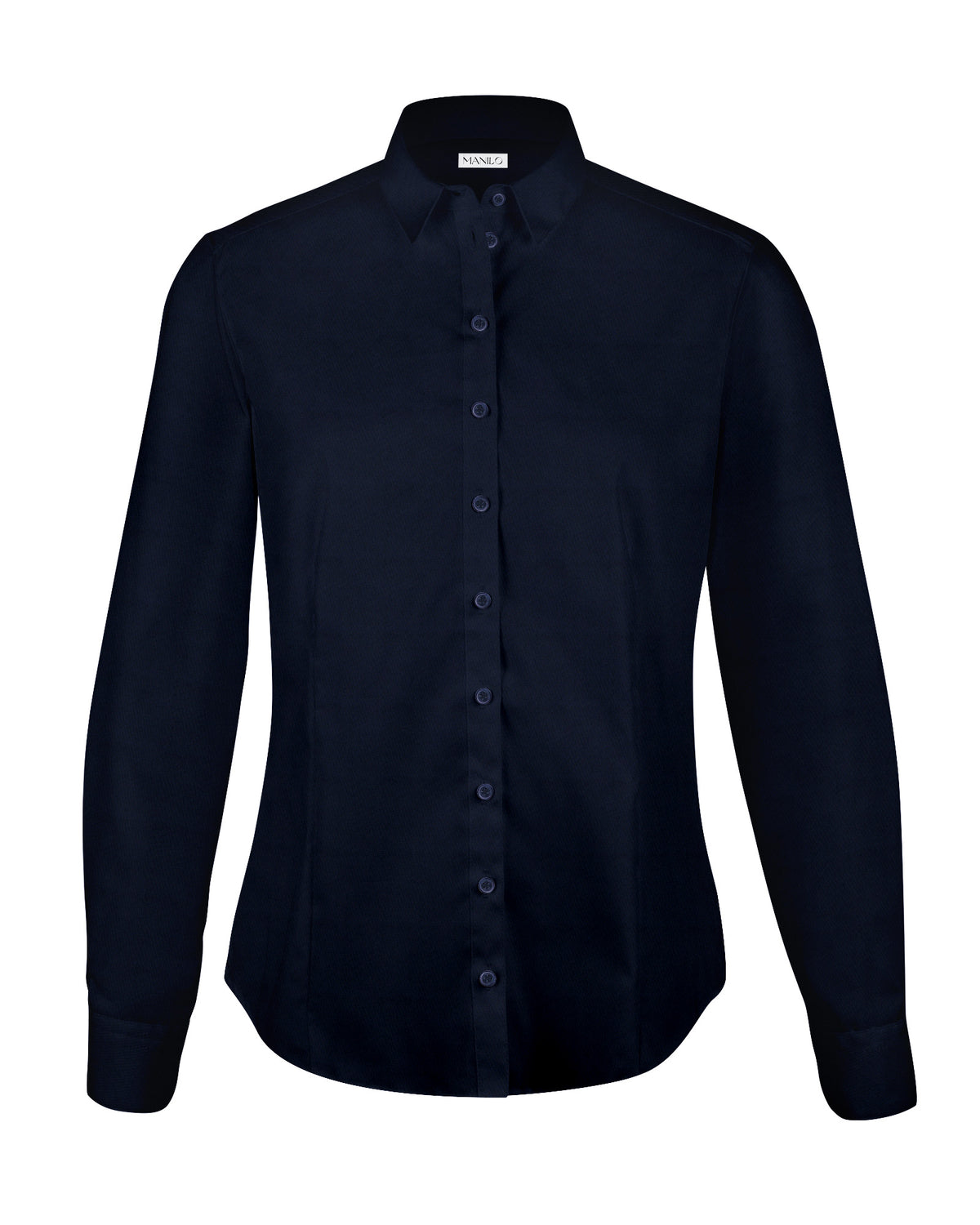 Blouse stretch SOPHIE en bleu foncé (art. 1003D-S)