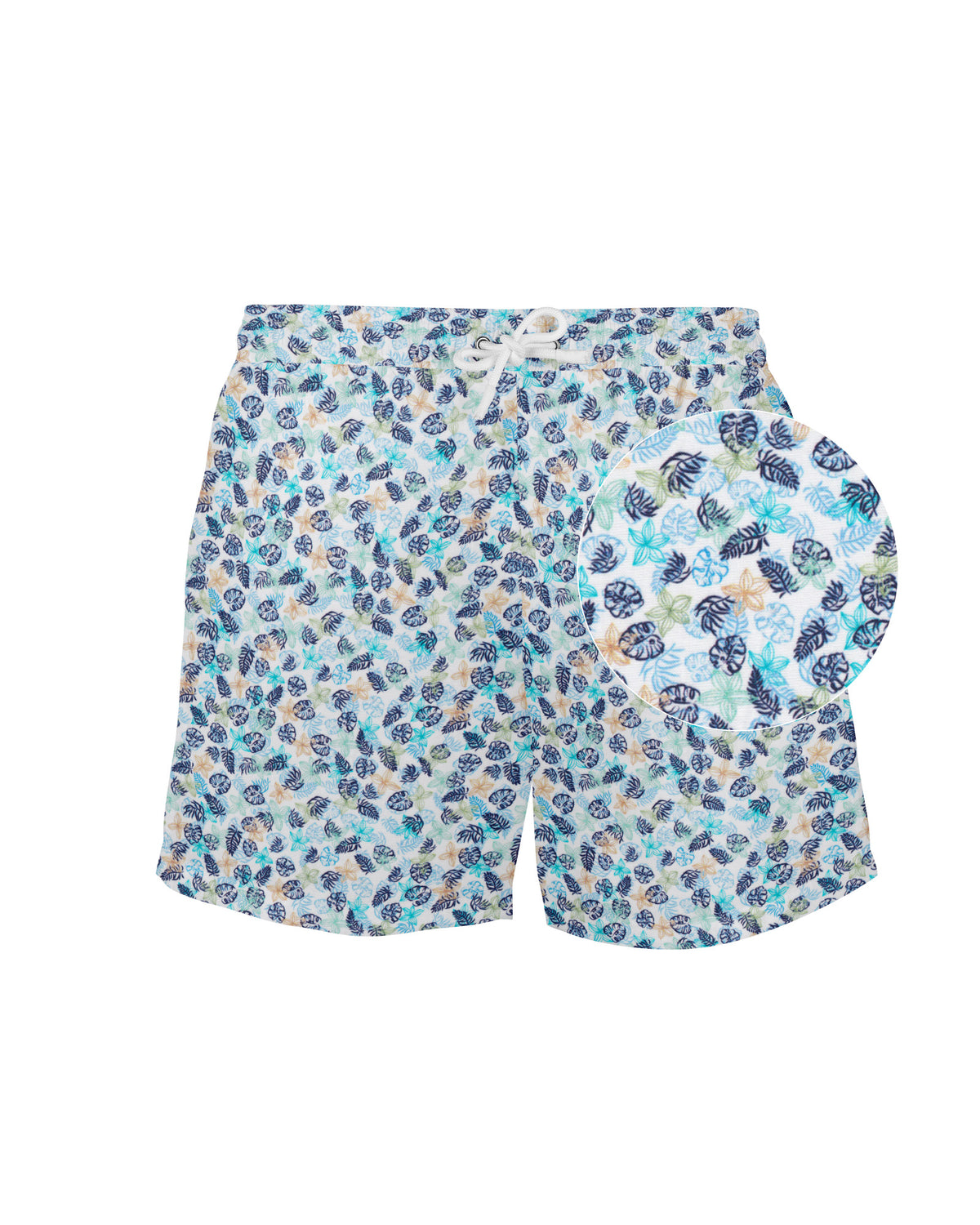 Swim shorts with colorful print pattern (2819-ST)