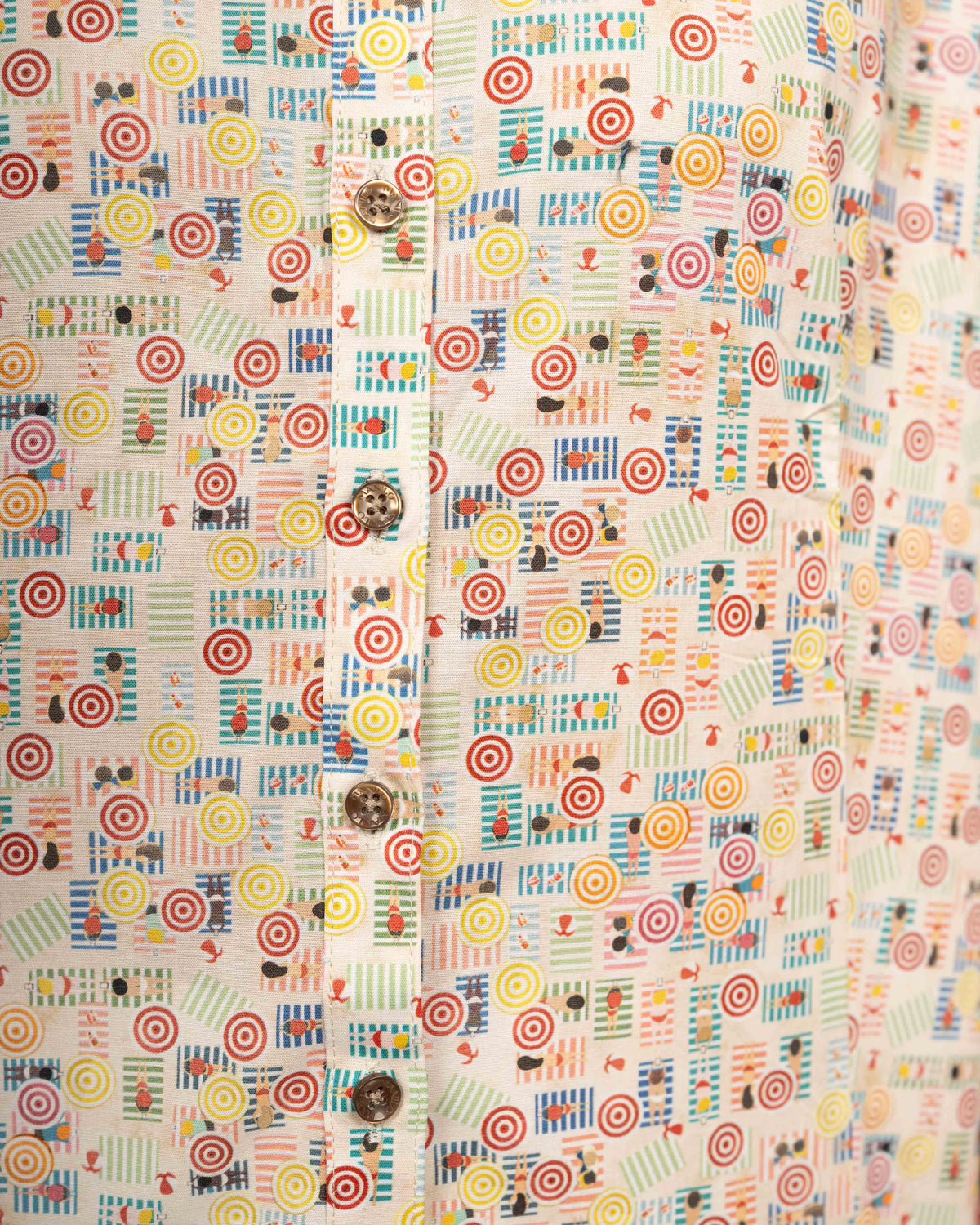 Stretch-Bluse SOPHIE mit Strand-Print (Art. 2134D-S)