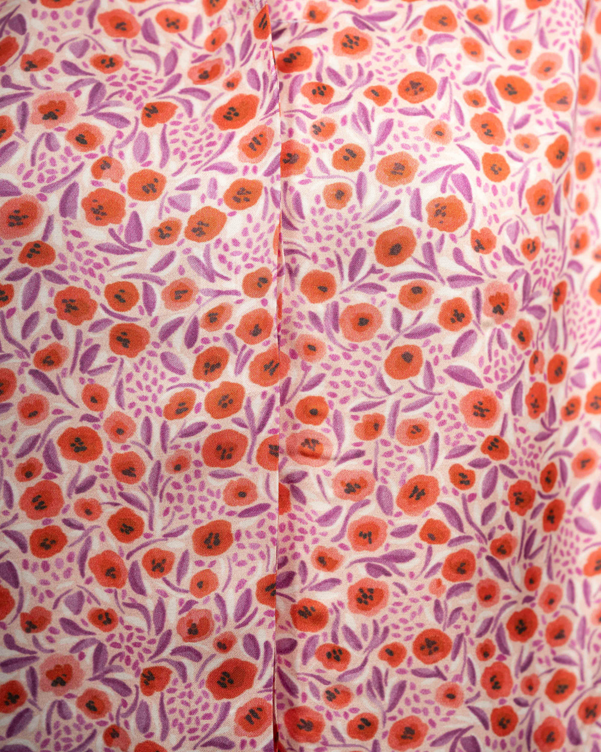 Viscose blouse ROSE with print pattern in raspberry (2358D-R)