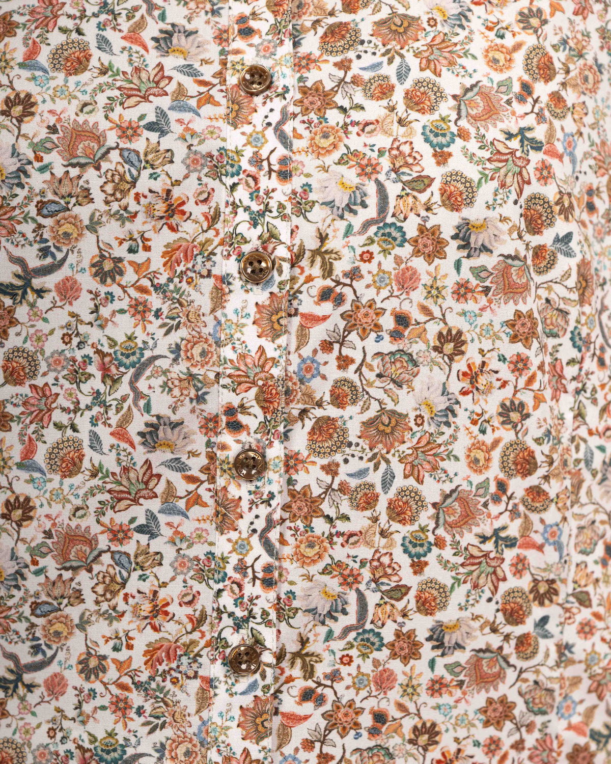 Stretch-Bluse SOPHIE mit Blumenprint in Off-White (Art. 2222D-S)