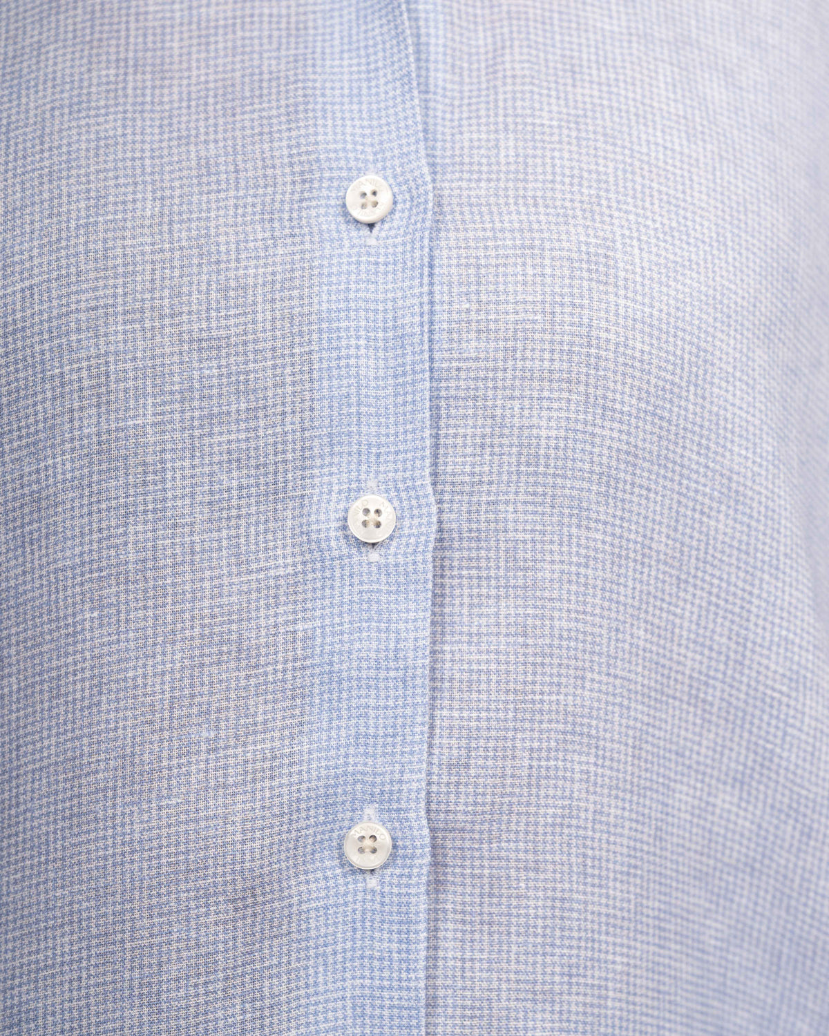 Oversized short-sleeved blouse MARIE in linen in light blue (2373D-M)