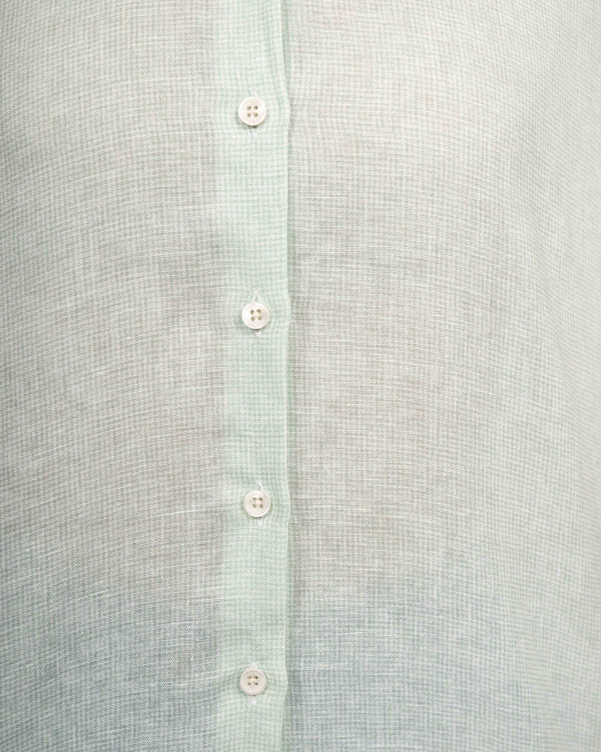 MARIE oversized short-sleeved blouse in linen in green (2372D-M)
