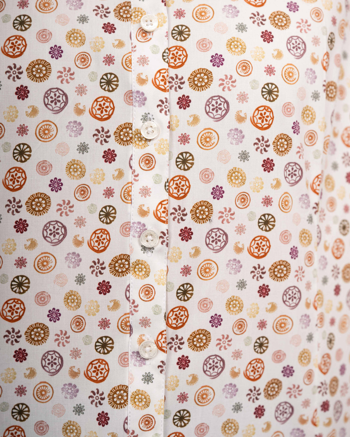 Stretch-Bluse SOPHIE mit farbigem Blumenprint (Art. 2124D-S)