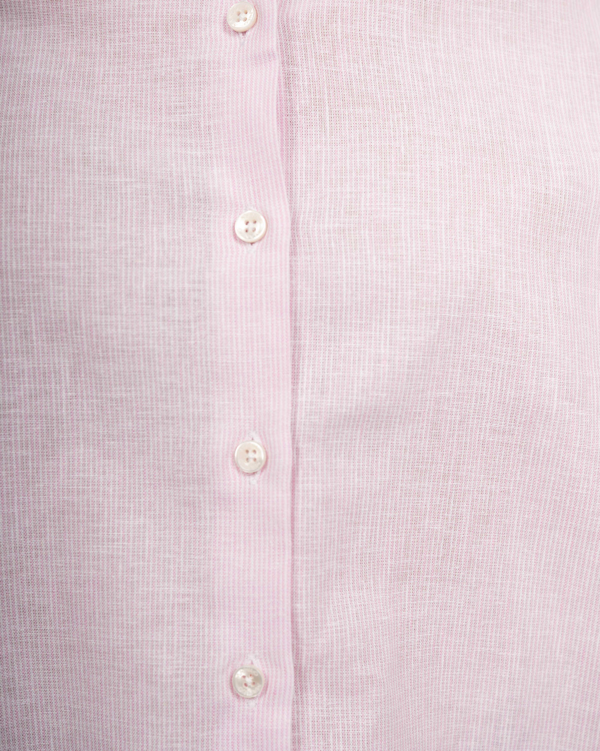 Oversize Leinen-Kurzarmbluse MARIE Rosa gestreift (Art. 2163D-M)