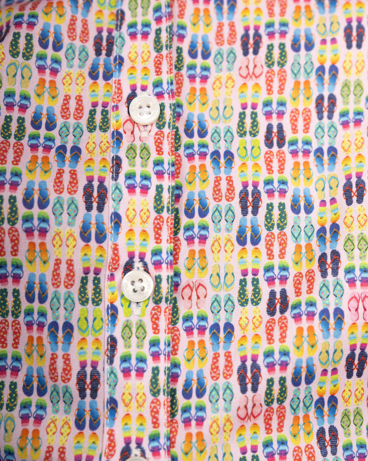 Stretch-Bluse SOPHIE mit Flip-Flops-Print (Art. 2132D-S)