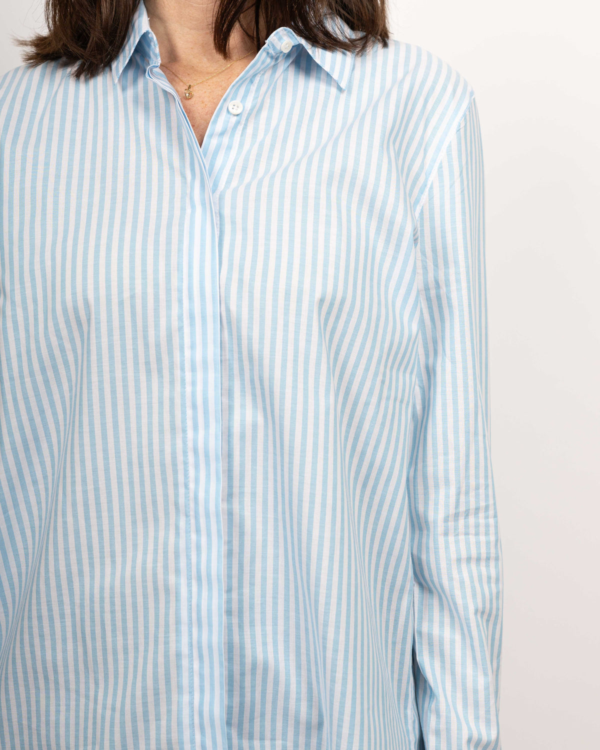 Blouse longue CHLOÉ Bleu rayé (Art. 2184D-C)