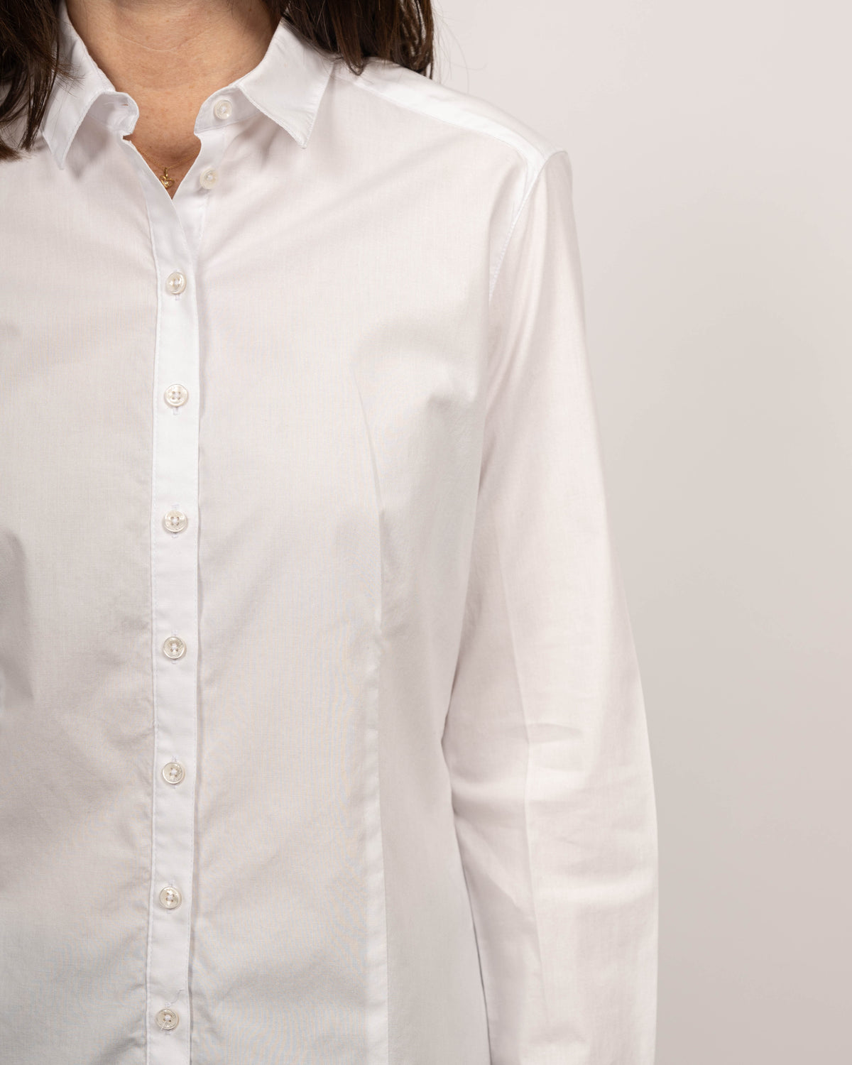 Blouse stretch SOPHIE en blanc (art. 1001D-S)