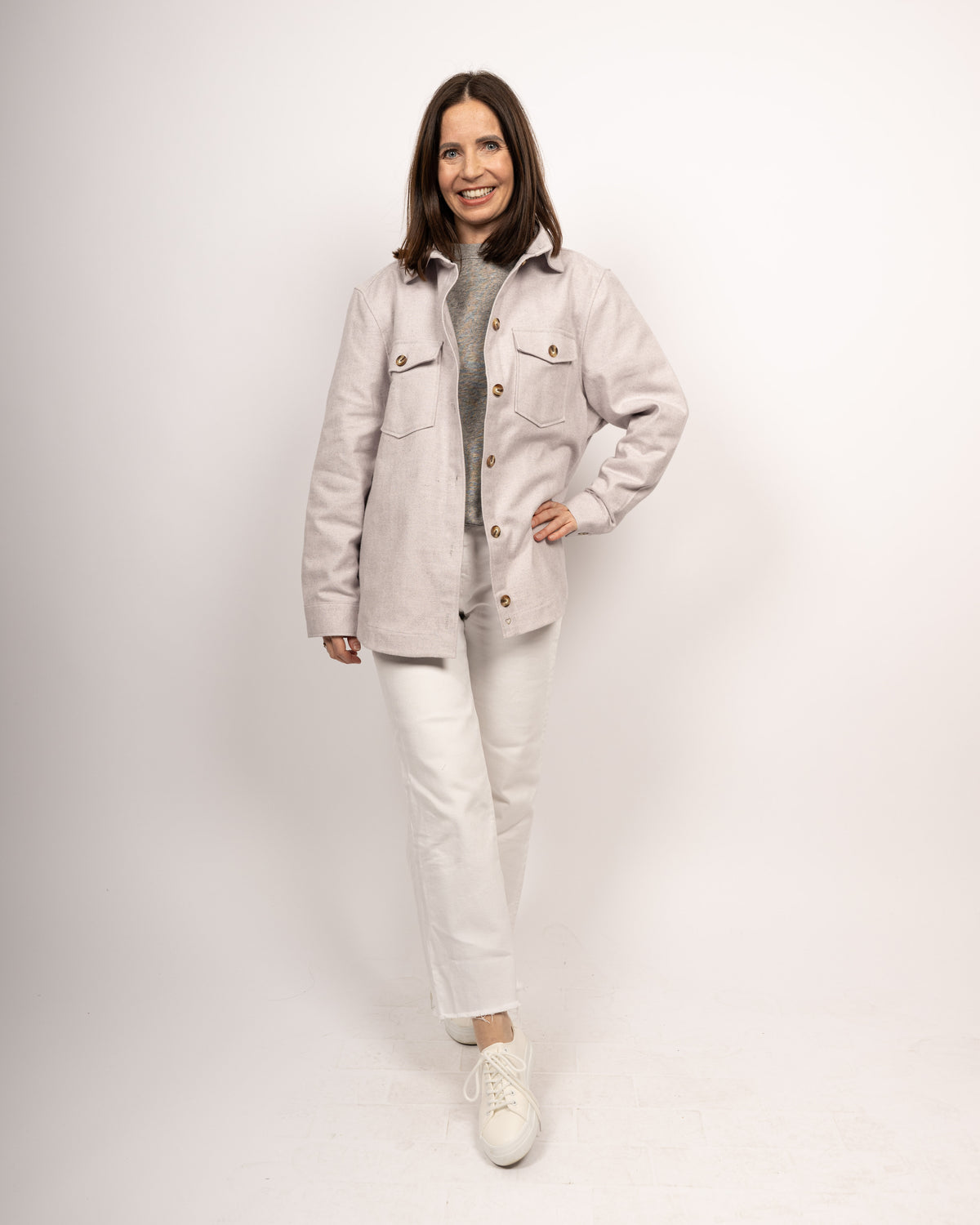 VIVIENNE shirt jacket in pink (Art. 2276D-V)