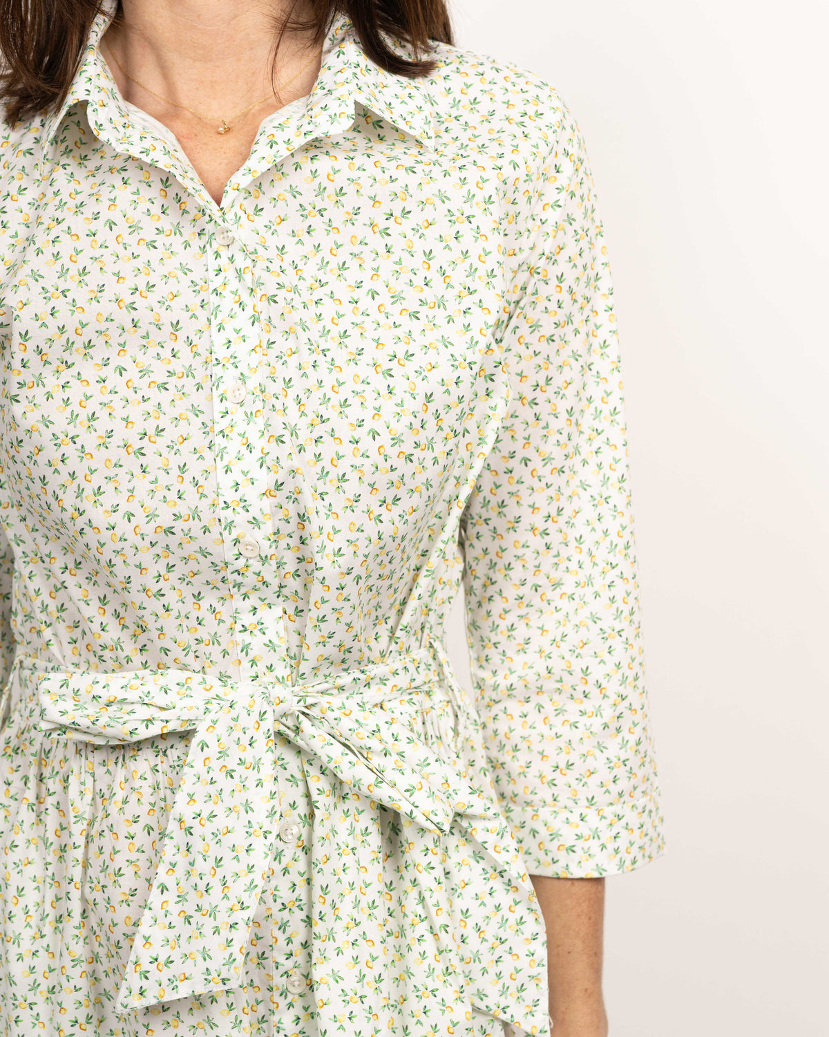 Robe d'été JADE avec imprimé citron (art. 2136D-J)