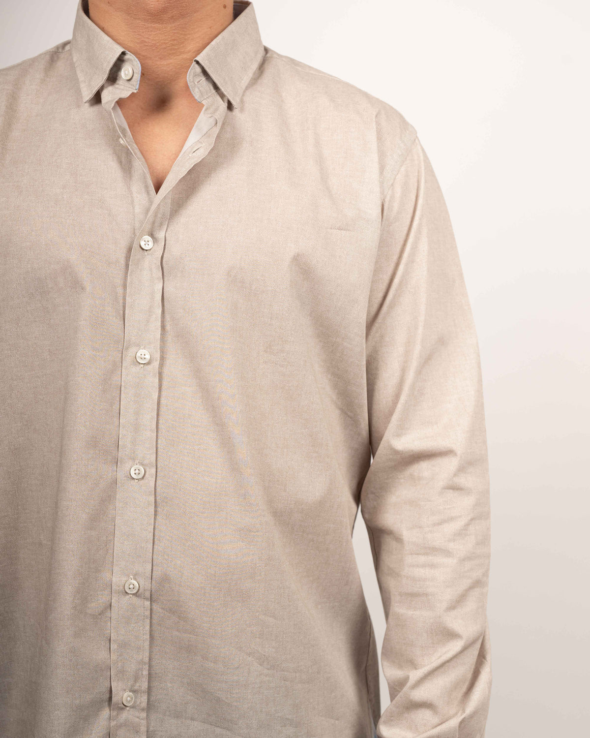Chemise décontractée en beige(art. 2552-C)