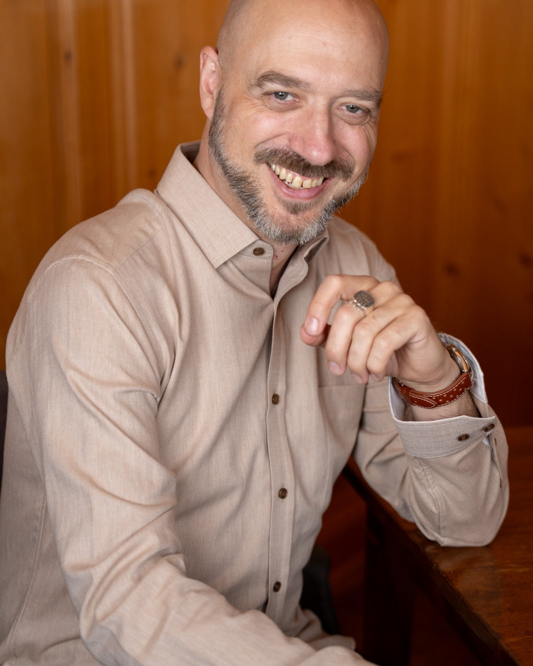 Freizeithemd in Beige (Art. 2401-C)